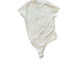 A New Day White Ribbed Top